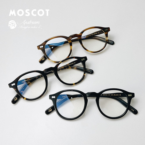 moscot复古圆框板材镜架