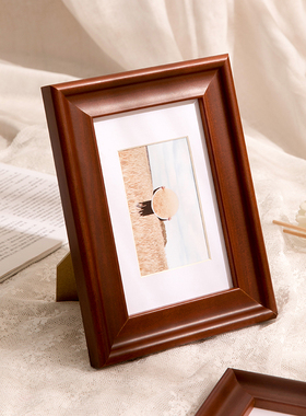 实木质相框摆台6寸 8寸 A4创意挂墙简约画框照片摆件装裱相框框架
