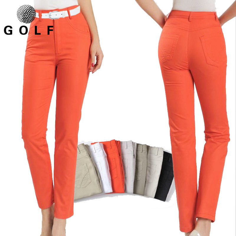 高尔夫裤子女士服装弹力速干修身夏季九分裤golf球运动休闲女裤子,运动服/休闲服装,高尔夫球服,淘宝优惠券,粉丝福利购,淘宝优惠卷