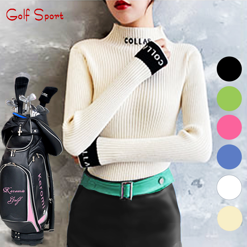 球衣春秋显瘦洋气衫长袖高尔夫