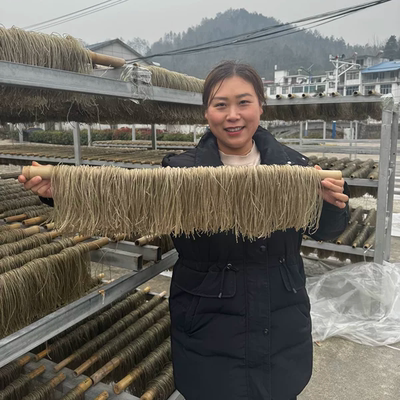 金寨红薯粉丝纯红薯淀粉手工制作大别山粉丝正宗农家自制地瓜粉条