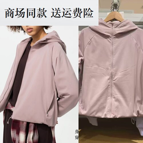 26新款女装 双面穿防风摇粒绒拉链连帽外套户外防水夹克 479697