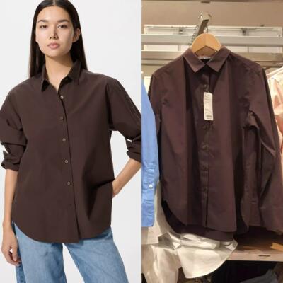 U家工厂折扣全棉衬衫/长袖衬衣