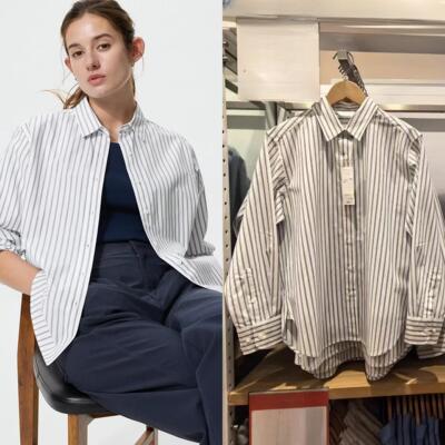 U家工厂折扣全棉衬衫/长袖衬衣
