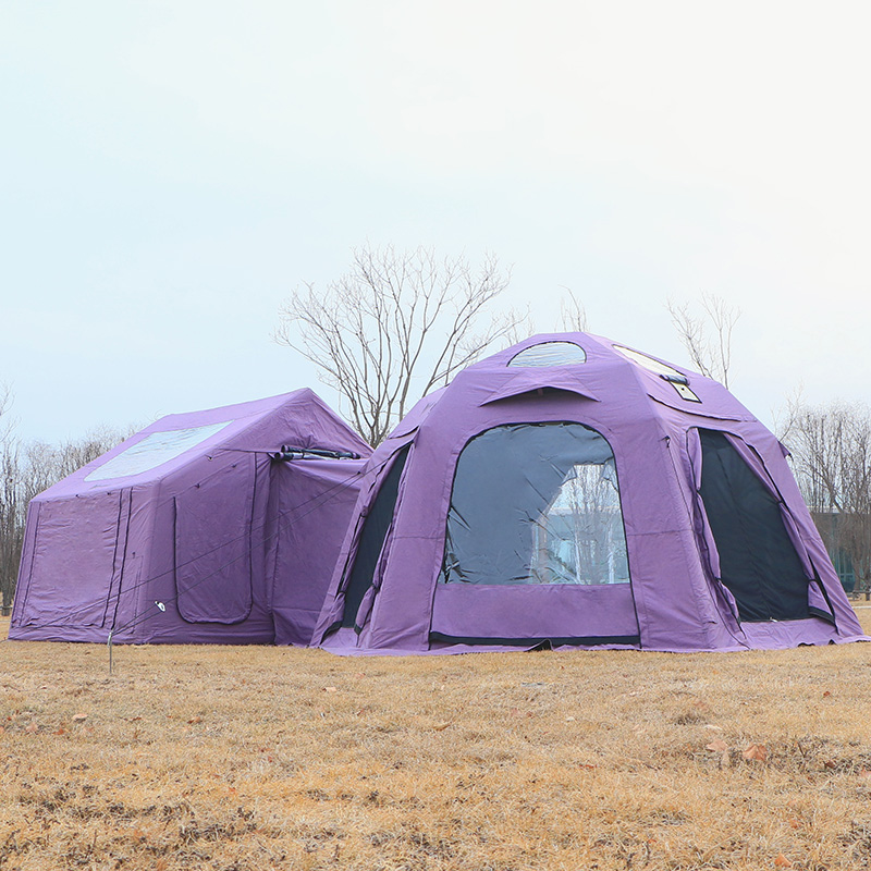 沃尔夫woolf星球星空9互联套餐带连接件充气帐篷卧室门厅帐组合