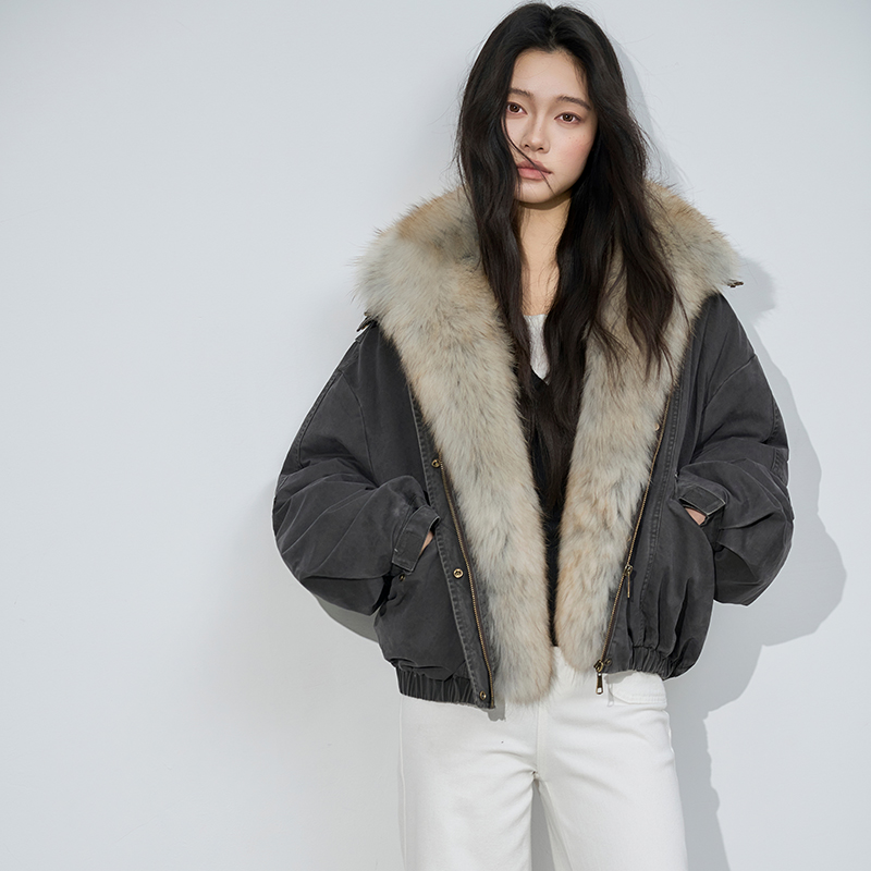 2025年冬季时髦大毛领派克服