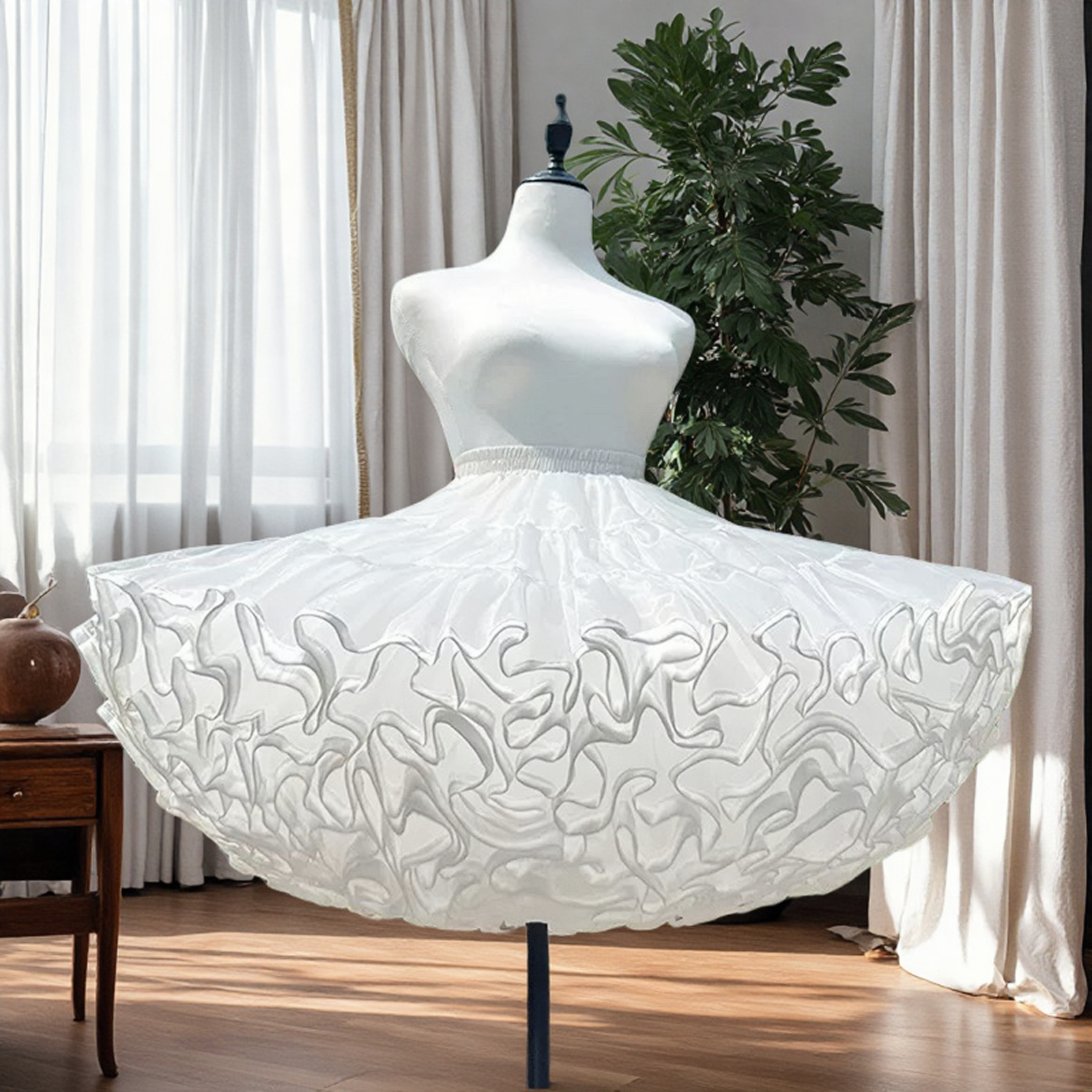 lolita裙撑无骨飞天狗短洛丽塔蓬蓬撑白色暴力撑日常cos,模玩/动漫/周边/娃圈三坑/桌游,lolita洛丽塔半身裙/裙撑,淘宝优惠券,粉丝福利购,淘宝优惠卷