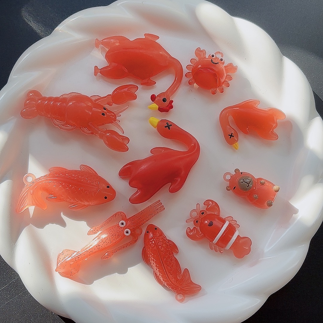 变色烤鸭全家桶挂件儿童礼物