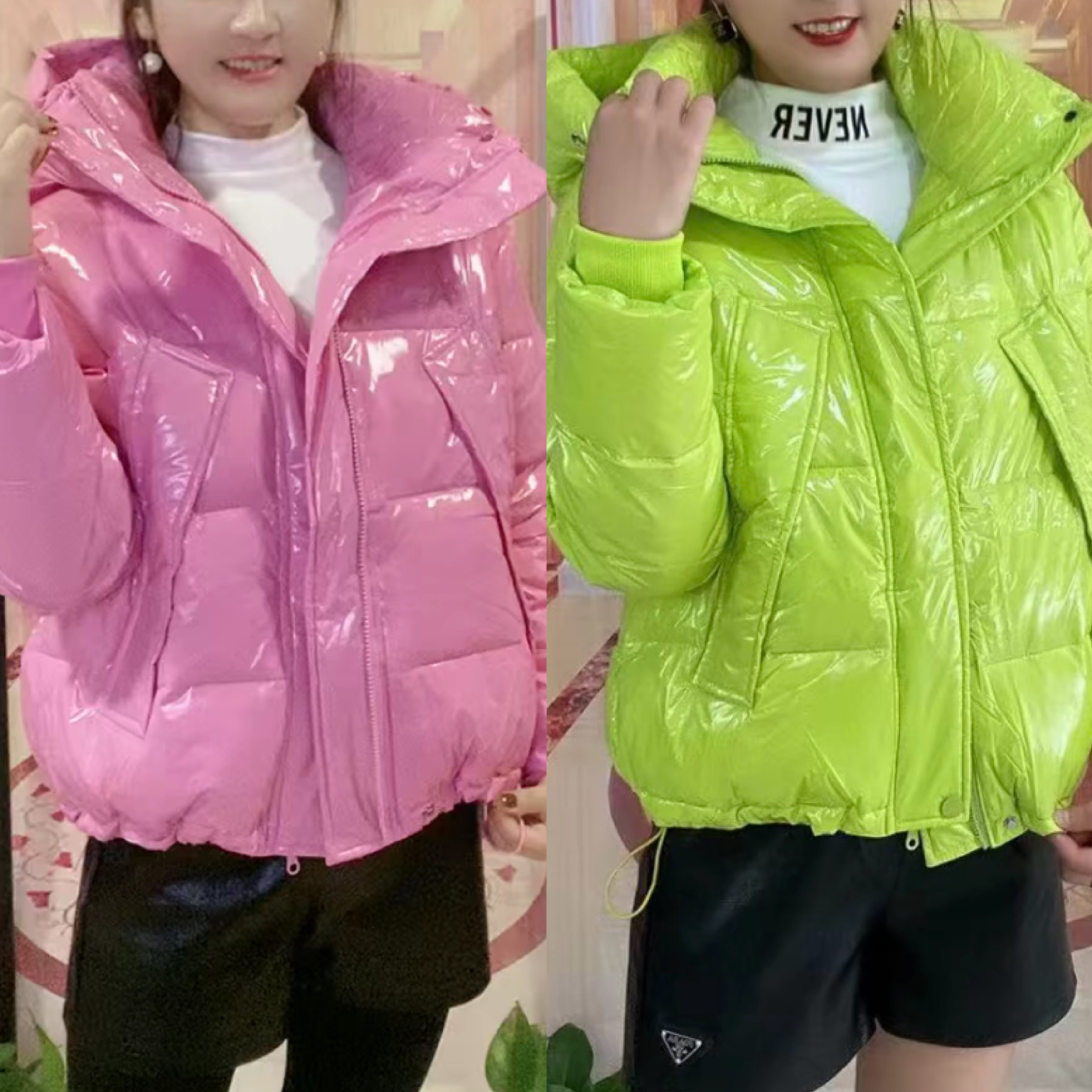 网红亮面免洗棉服女2025新款连帽宽松短款加厚面包服保暖棉衣外套,女装/女士精品,棉衣/棉服,淘宝优惠券,粉丝福利购,淘宝优惠卷