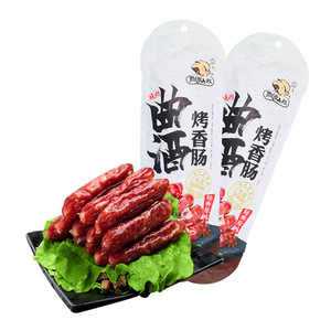飘零大叔曲酒烤小香肠65g猪肉枣炭烤小腊肠肉干猪肉脯休闲零食品