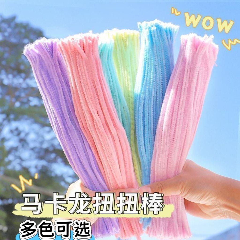毛根烟花扭扭棒diy幼儿园