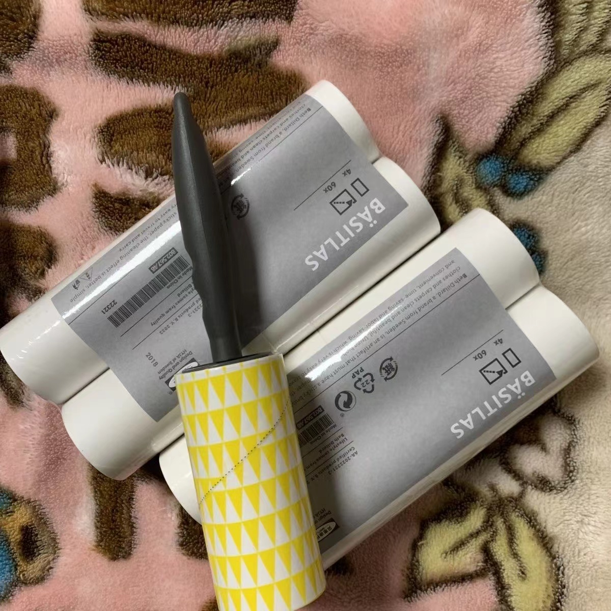 IKEA宜家粘毛器替换芯可撕式除尘滚筒衣物衣服除毛滚沾毛刷粘尘纸