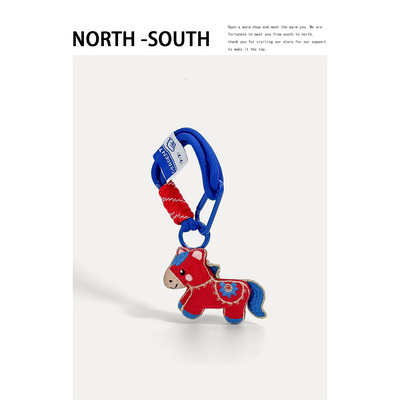 原创元宝新年公仔小马包包挂件