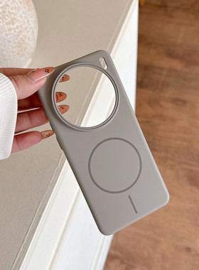 柔润PC配色磁吸适用于vivox200pro手机壳高级感全包大孔硬壳vivox200肤感简约vivox200promini情侣时尚