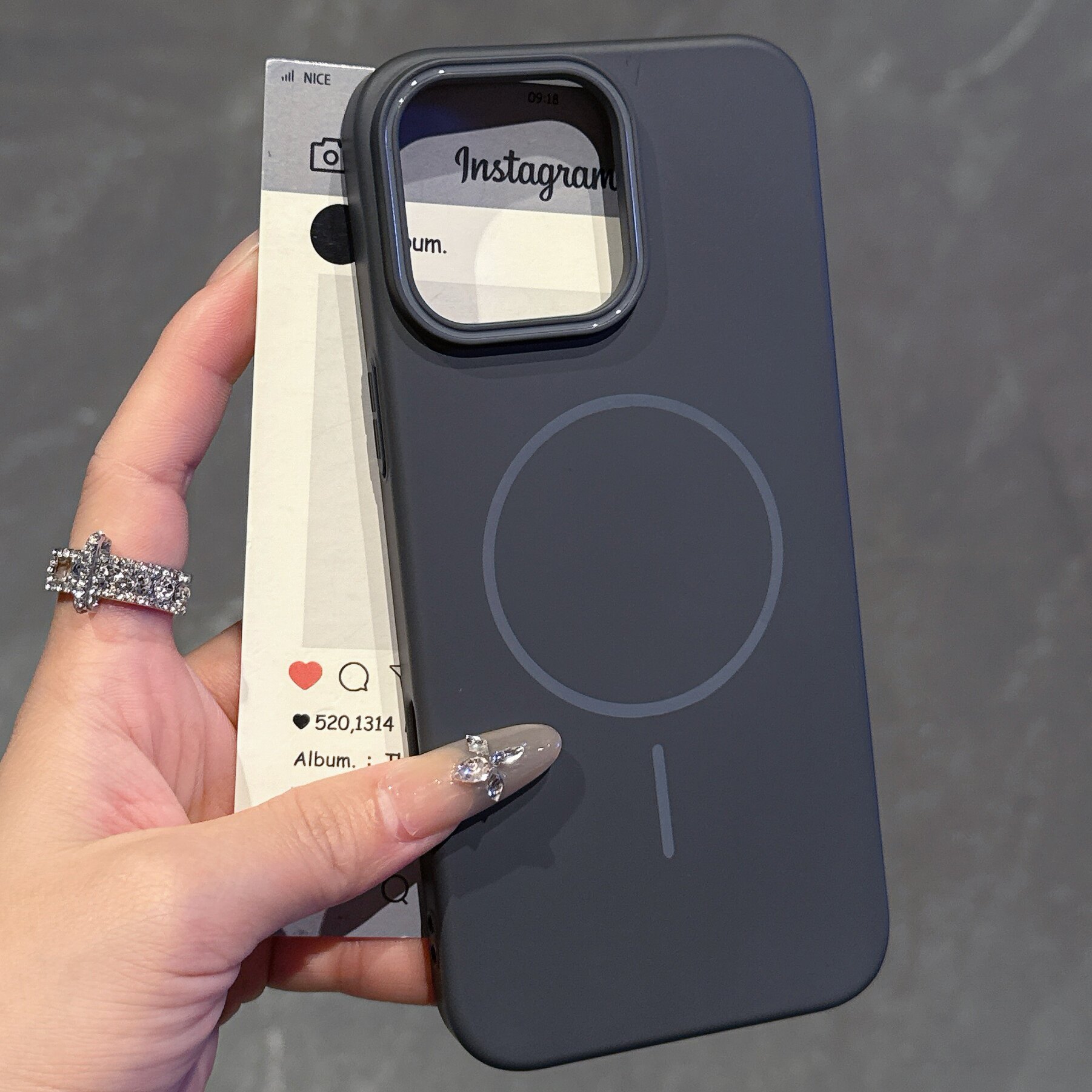 Beat同款Magsafe细圈磁吸适用苹果16promax手机壳15promax磨砂高级iPhone14简约12/13mini轻奢11硬78p外套
