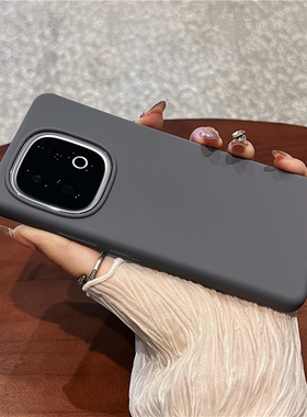 适用iQOO13手机壳液态硅胶iqooz10turbo软糯手感z10turboPro大孔全包防摔z10turbo+保护套简约男女款iqooz9