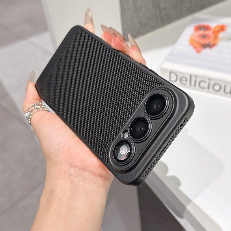 适用荣耀500手机壳新款荣耀500Pro透气网孔散热荣耀400全包带镜头膜荣耀300Pro肤感荣耀200pro男女高级感PC硬