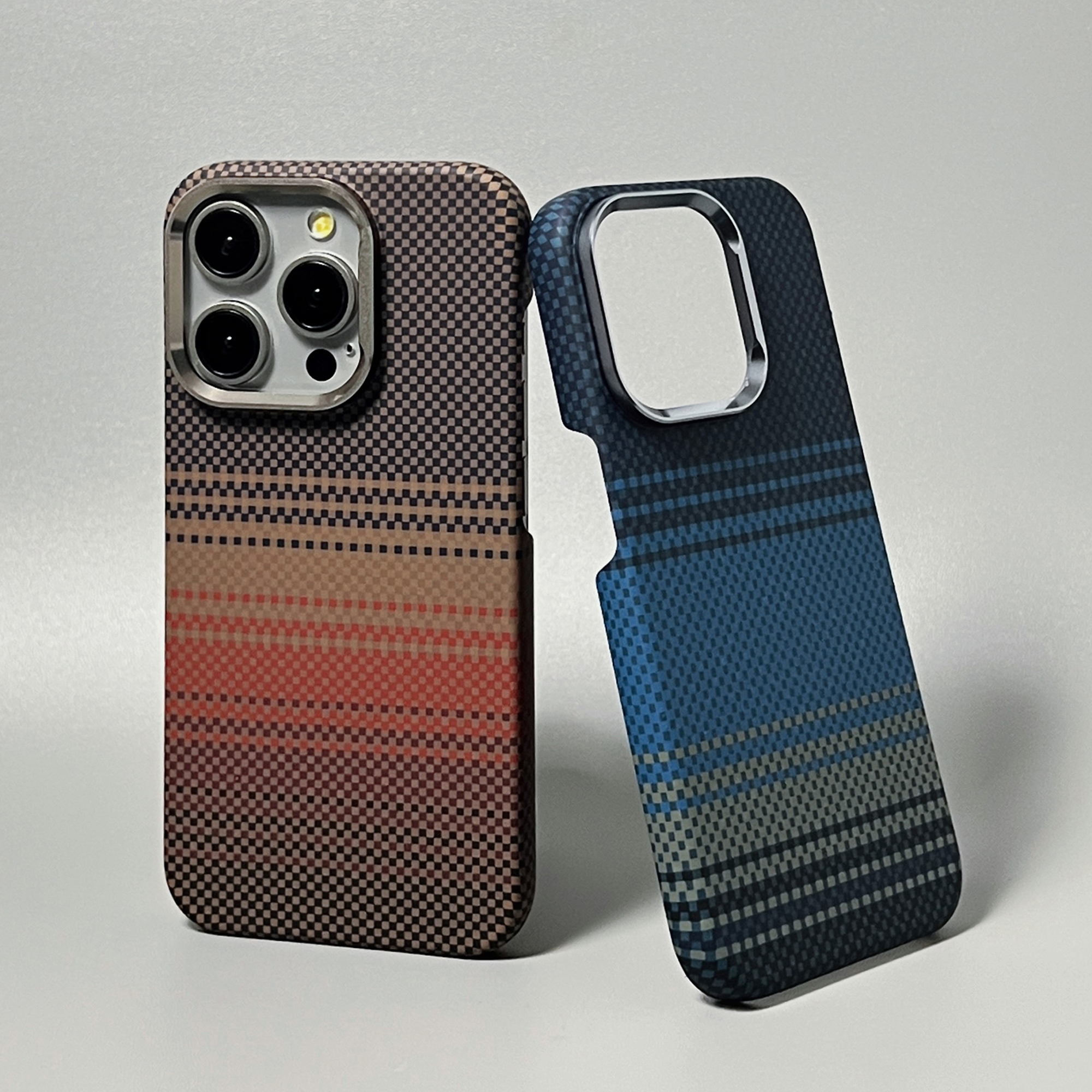 Magsafe磁吸无线充电适用苹果16Promax超薄散热碳纤维纹iPhone15pro三包手机壳14pm凯夫拉纹ip磨砂半包保护套