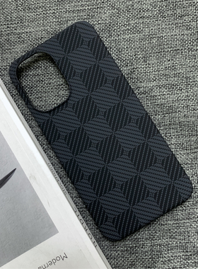 新款半包碳纤维纹适一加Ace6手机壳一加15超薄ace3pro肤感一加13浮雕男女情侣防摔外壳PC硬Ace2散热外壳