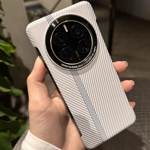 【无边框水贴】卡夫拉碳纤维纹理HuaweiMate60pro+手机壳国潮华为mate50rs轻奢MATE40RS保时捷四角防摔保护套