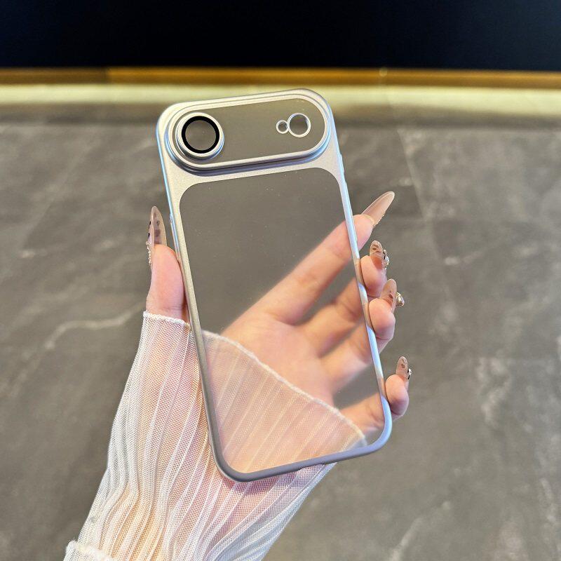 【自带镜头膜】适用于iPhone17Air手机壳新款轻薄苹果17promax磨砂防指纹全包散热16pro防摔15电镀边框14硬壳