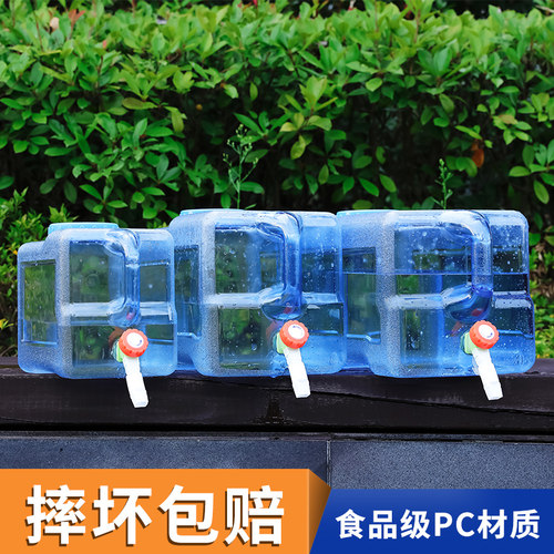 户外水桶家用储水用纯净水桶装食品级矿泉车载饮水桶带龙头桶水箱