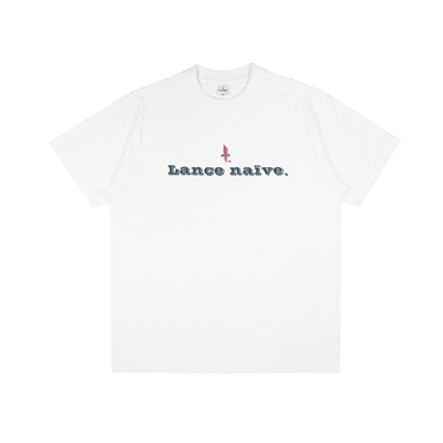 LANCER兰寺复古印花字母短袖T恤