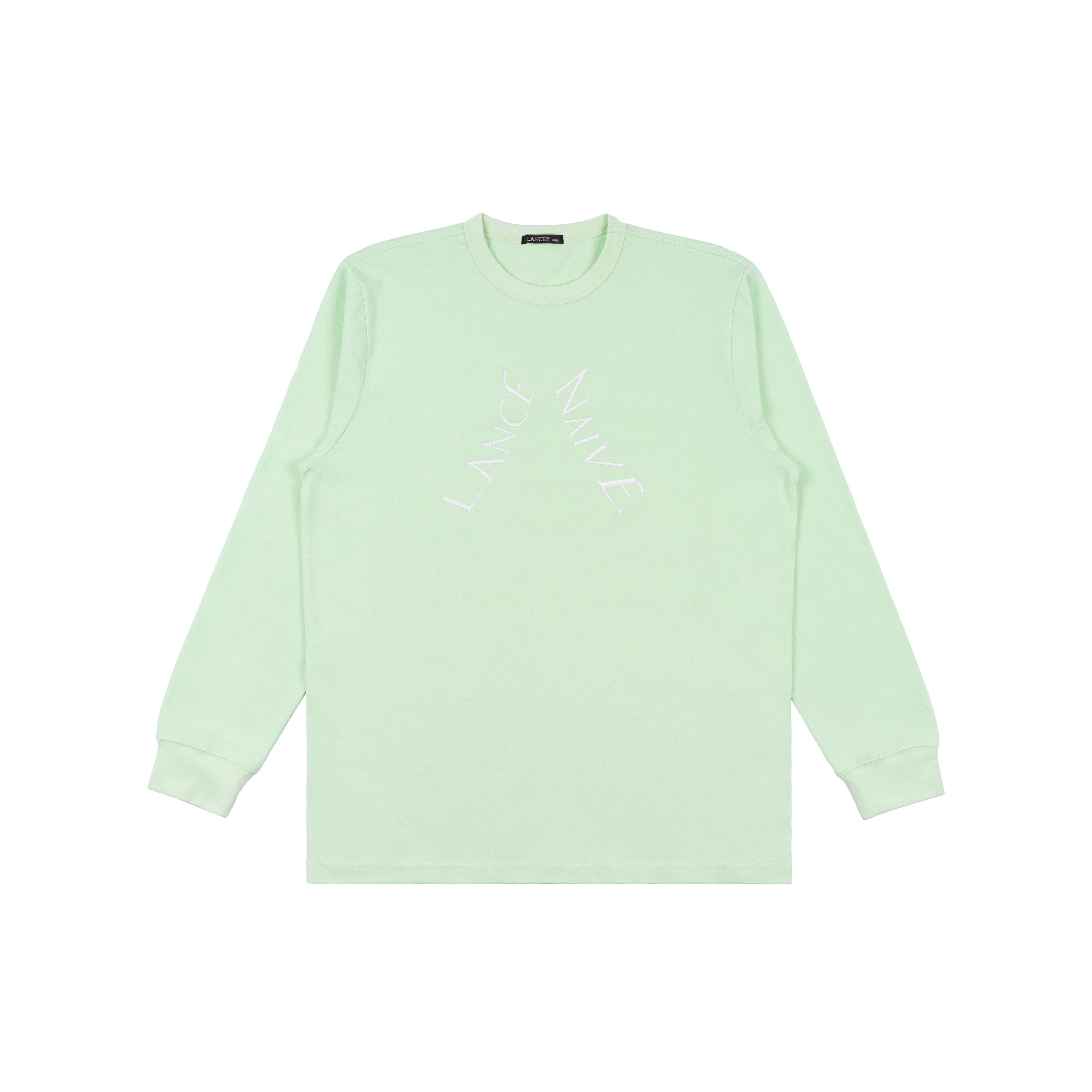 aw19tee多色立体文字印花长袖