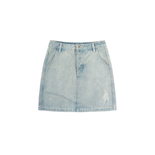 DENIM ZAN 2020 复古刺绣牛仔短裙 SKIRT Mitchell Ria