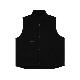 兰寺 AW24 HOLYLANCE LANCER Vest 黑色全棉浮纹格子马甲