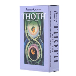 12X7英文透特塔罗牌 进阶塔罗牌 Aleister Crowley Thoth Tarot