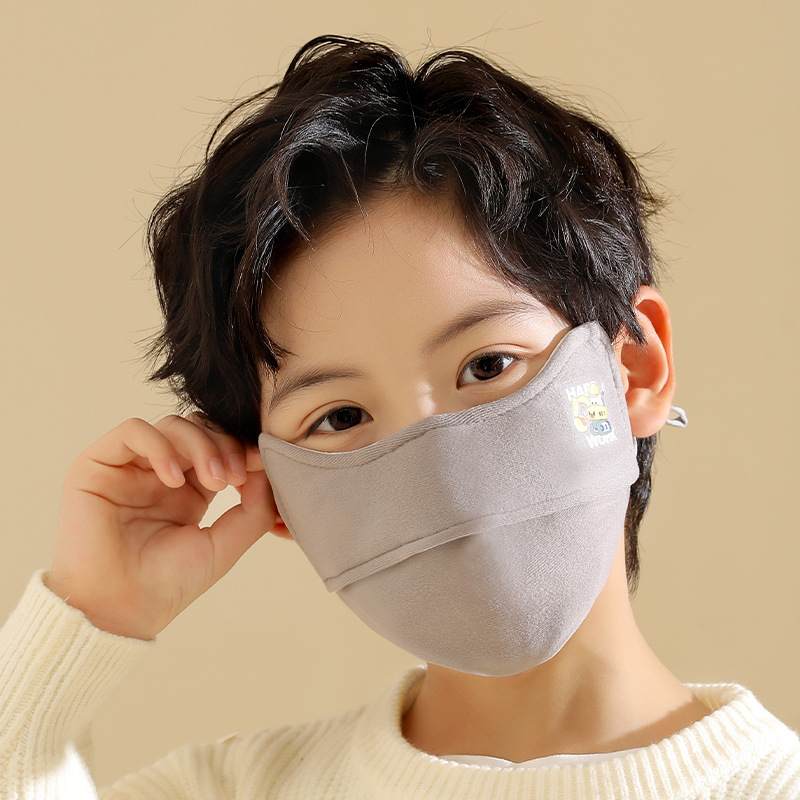 儿童保暖口罩男女孩秋冬可爱面罩