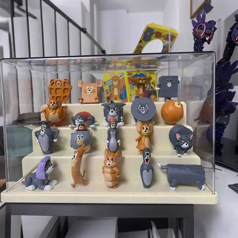 JERRY猫和老鼠MINIME变形系列盲盒收纳盒桌面萌粒潮玩手办展示盒,收纳整理,桌面收纳盒,淘宝优惠券,粉丝福利购,淘宝优惠卷