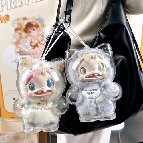 怪物收藏手办硬壳防尘收纳盒