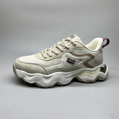 春秋透气真皮拼接双网轻便厚底老爹鞋男鞋时尚百搭运动休闲鞋潮鞋