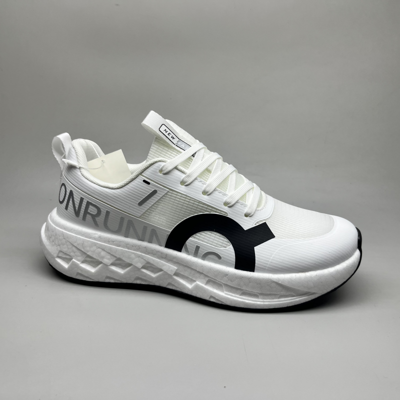 出口外贸单男士网面透气轻便减震跑步鞋厚底减震耐磨运动休闲跑鞋