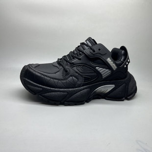 新款 擦色复古休闲鞋 皮面老爹鞋 增高减震运动鞋 男鞋 5cm厚底秋冬季