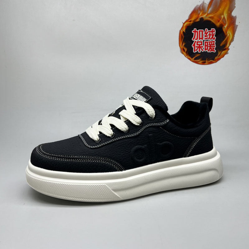 秋冬季新款加绒休闲板鞋男鞋轻便厚底运动鞋老爹鞋潮鞋百搭百搭款,流行男鞋,时尚休闲鞋,淘宝优惠券,粉丝福利购,淘宝优惠卷