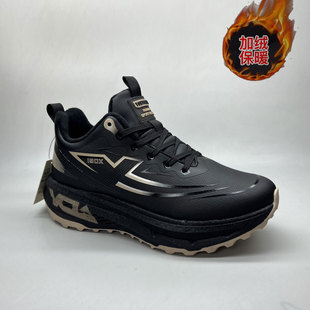 加绒保暖老爹鞋 皮面旅游鞋 运动鞋 厚底减震轻便跑鞋 徒步 男鞋 秋冬季