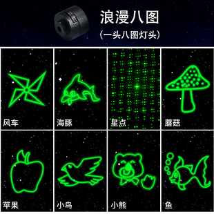新品激光笔配件 满天星 超级英雄图案 奥特曼 蜘蛛侠激光灯头多图