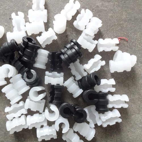 10mm塑料脚垫防滑垫钢筋铁凳5mm小圆凳铁艺管夹开口脚保护套胶垫