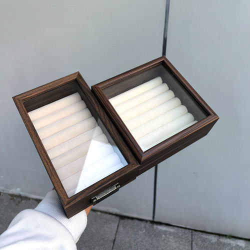 便携复古首饰收纳展示盒首饰盒