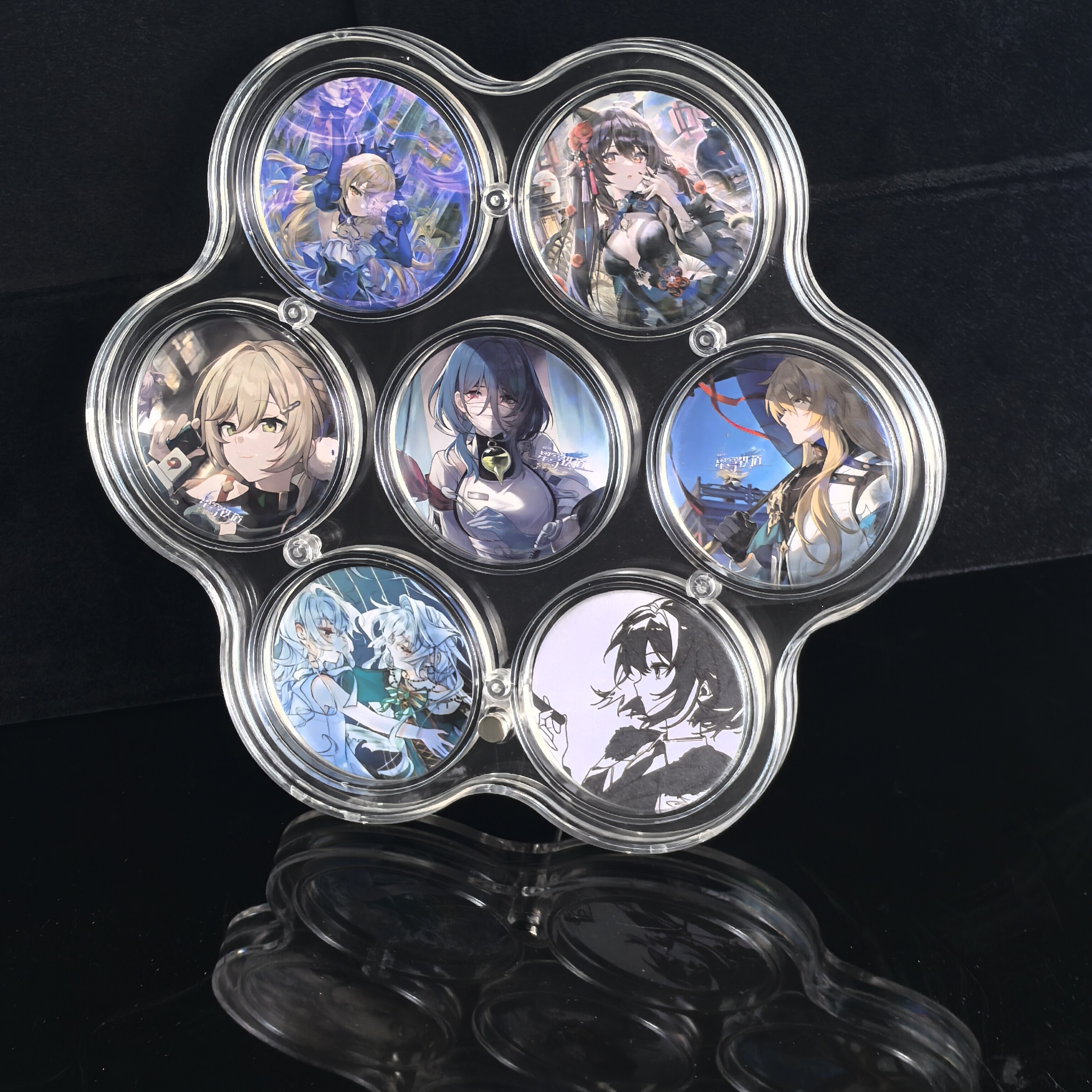 亚克力密封吧唧展示架壁挂动漫谷子保护套桌面立架防尘徽章收纳盒,收纳整理,吧唧收纳盒/架,淘宝优惠券,粉丝福利购,淘宝优惠卷