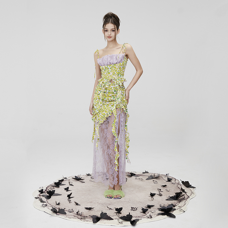 MildRate纯欲吊带半裙套装