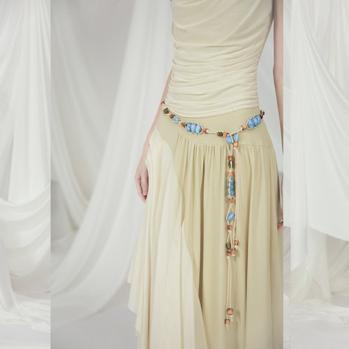 MildRate原创手工串珠腰带