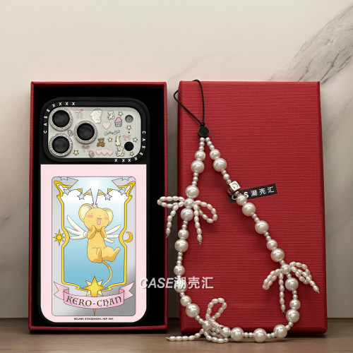 魔卡少女樱透明牌篇镜面手机壳联名小樱透明卡牌适用于苹果iPhone17ProMax/17Pro/16ProMax镜面手机壳防摔壳