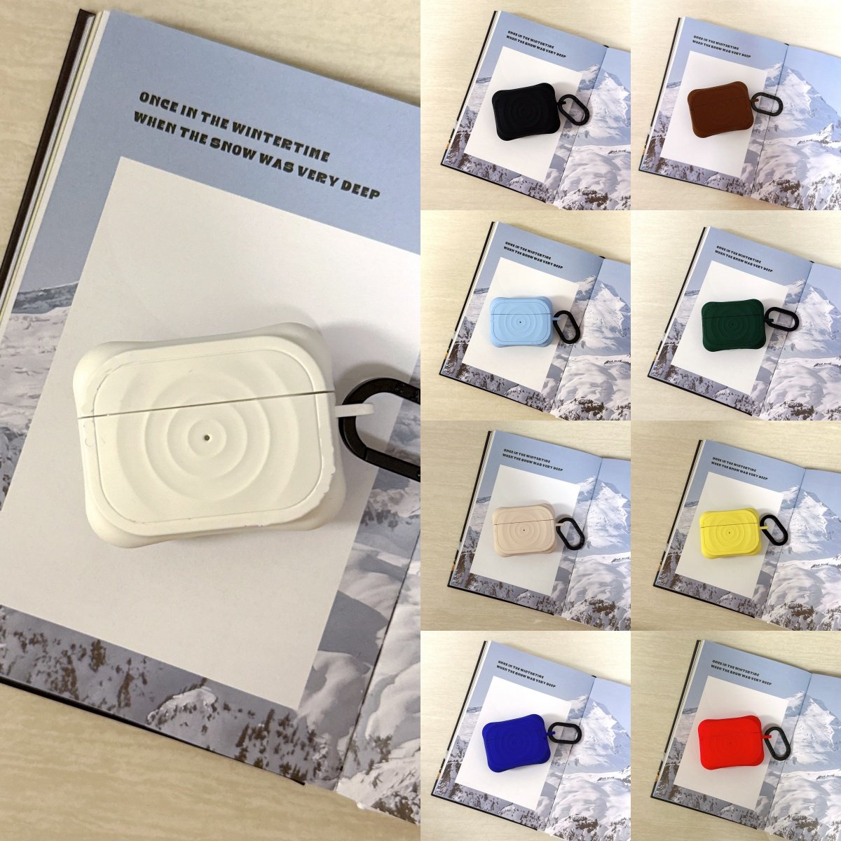 C家硅胶液态防摔硅胶波漾壳明星款AirPods pro/二代/三代/AirPods3代/4代保护套个性适用苹果无线蓝牙耳机壳