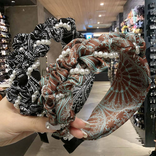 【2142人好评】韩国东大门发饰2022新款潮饰品气质头饰头箍扭结宽