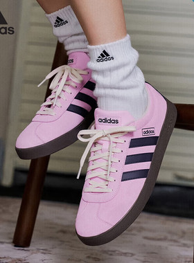 阿迪达斯板鞋男鞋女鞋夏季新款德训鞋复古T头鞋运动休闲鞋JR8309