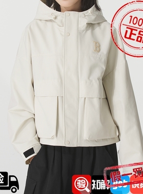 MLB女款连帽夹克2025秋季新款休闲防风防泼水外套3FWJB0154